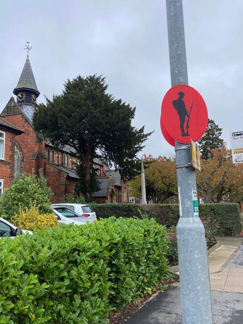 -poppy-on-lampost